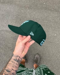 Image 4 of CLOUDY SKY BRIM TWO TONE OAKLAND ATHLETICS CUSTOM FITTED