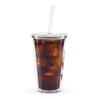 Image 2 of DIVINELY PROTECTED Clear plastic tumbler
