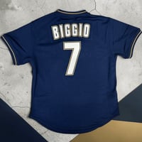 Image 3 of Mitchell & Ness Navy Batting Practice Jersey Craig Biggio