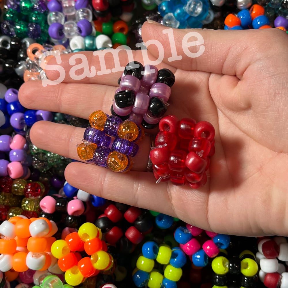 Image of Tiny Fidget Cube Kandi Confetti