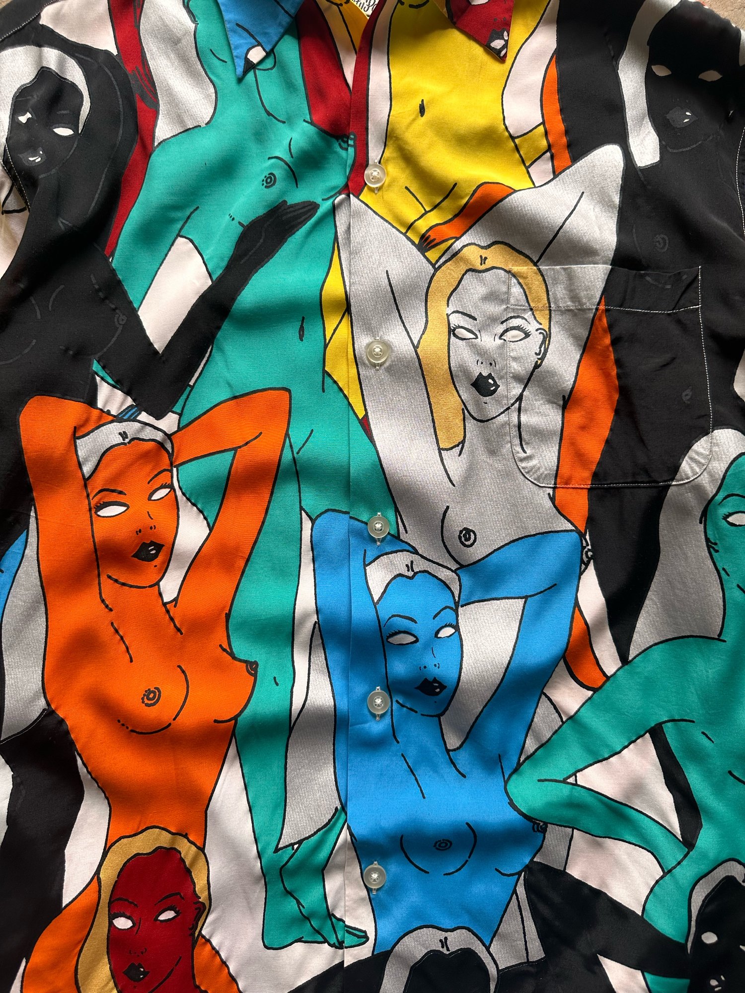 Image of Wacko Maria SS22 Nude Button-Up