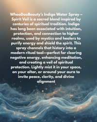 Image 2 of “Spirit veil” indigo water room/body spray