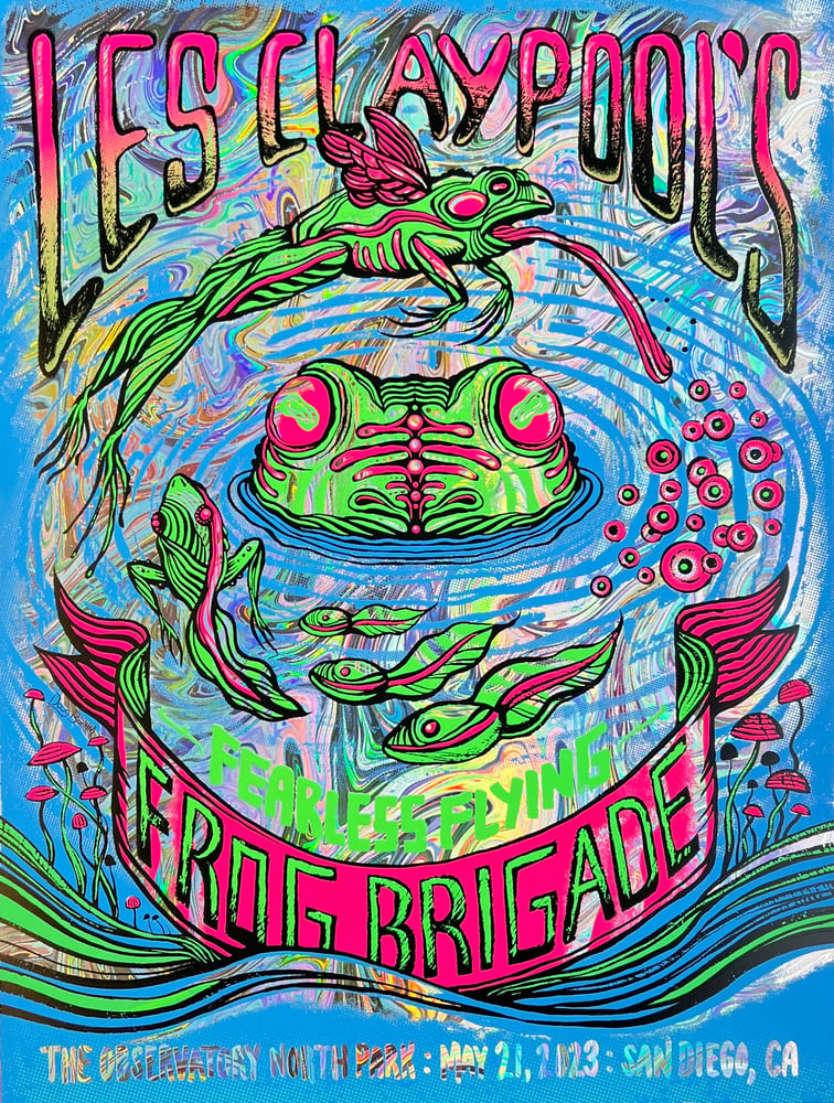 Image of Les Claypool : San Diego : Freak Out foil variant 