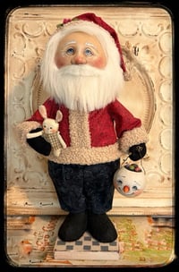 Image 1 of Santa Claus Folk Art Christmas character Doll