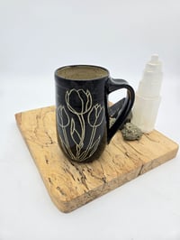 Image 1 of Black Tulip Mug