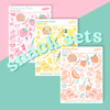 Snacks Sticker Sets