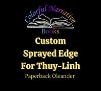 Image 1 of Custom Sprayed Edge For Thuy-Linh: Oleander