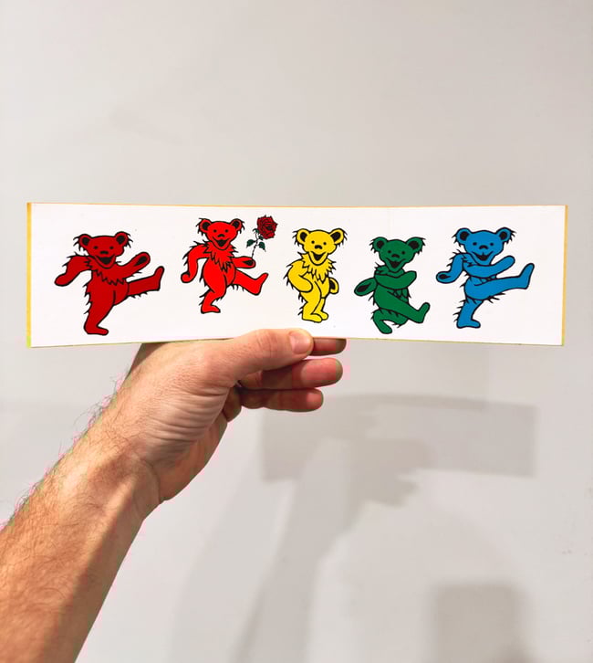 1980s Dancing Bears 11” Sticker 