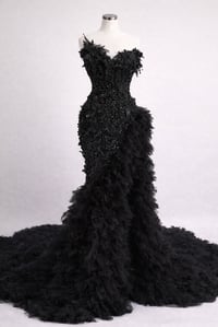 Image 1 of Inferno Bloom Prom Dress