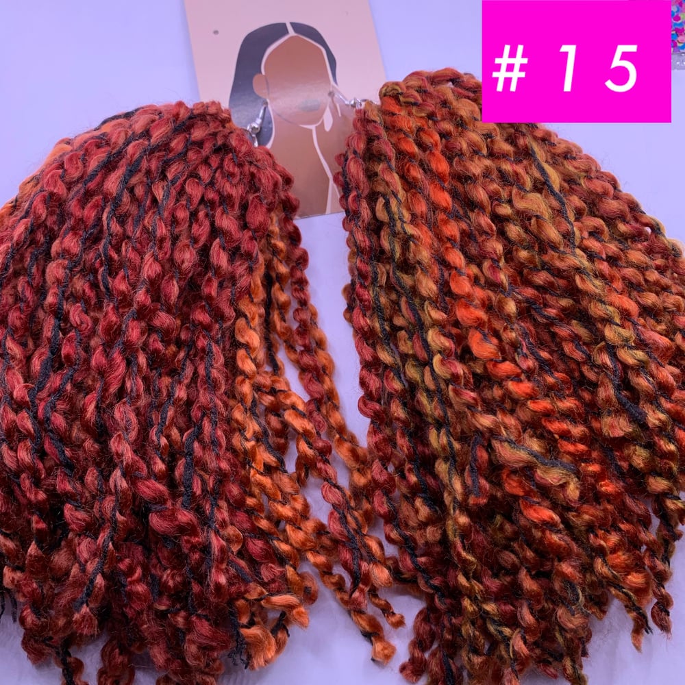 Image of Sweather weather yarn earrings
