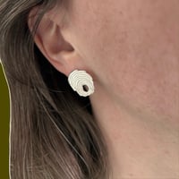 Image 4 of #5 Catch A Droplet Stud Earrings