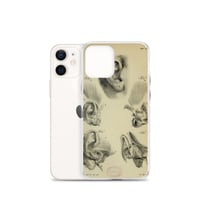 Image 9 of Vintage Book Page Anatomical Illustration Human Ear Clear Case for iPhone®