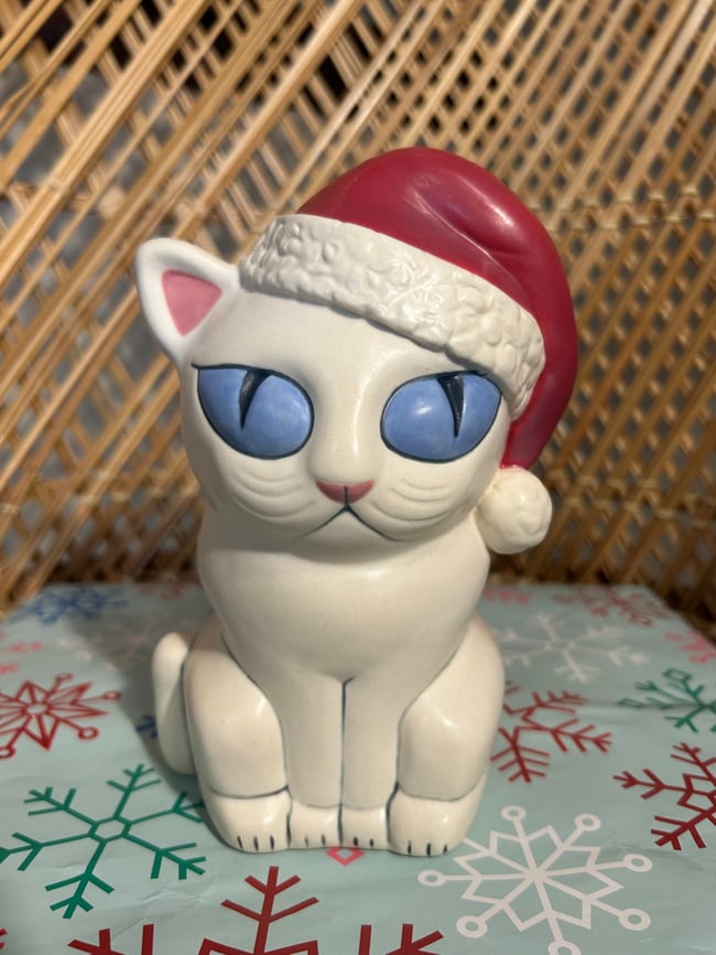 TONKINESE TERRACE “KITTY CLAUS” Blue 1 OF 1