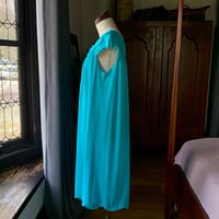 Image 6 of Shadowline Teal Lace Nightgown Large