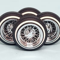 Image 1 of 1:25 13 and 14 inch 50 spoke Wires 