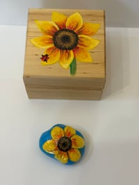 Image 17 of Hand Painted Wooden Box and ‘hug’ 