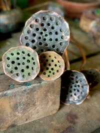 Image 2 of 🌺💐🌷Lotus Pod Garden Stake