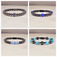 Image 1 of The Blue Magnetic Bracelet Collection