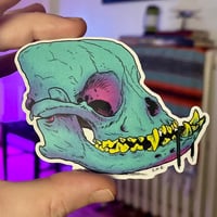 Image 1 of DOG SKULL Sticker