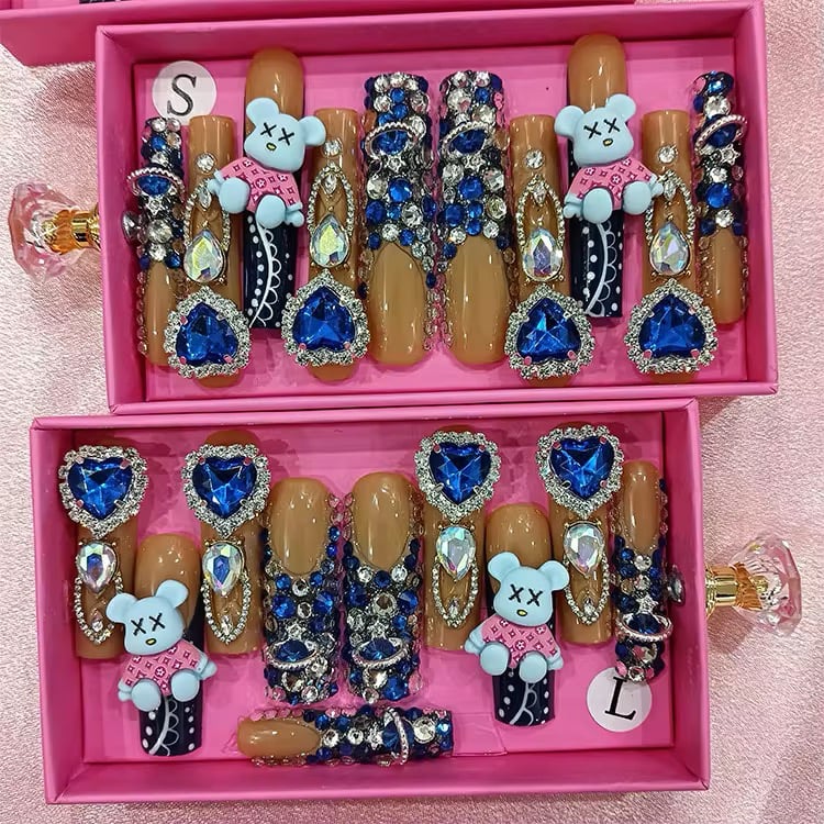 Image of pick from option 1-25 acrylic press on nail set