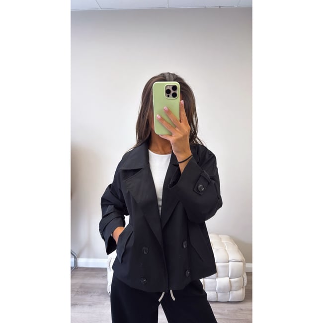 Black Button Jacket 