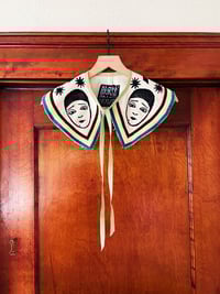 Image 1 of PIERROT COLLAR sage triple velvet