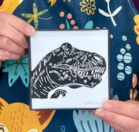 Image 1 of “T-Rex” Framed Mini Print