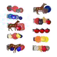 Image 1 of apple hairclips