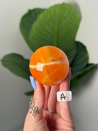 Image 1 of CHOOSE YOUR OWN ORANGE CREAMSICLE CALCITE SPHERES -MEXICO-