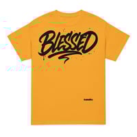 Image 2 of Trubledera Blessed Script DryBlend® T-Shirt