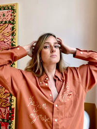 Image 4 of Chemise Rouille The sun is my muse