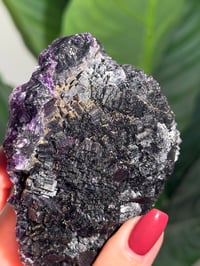Image 7 of DEEP PURPLE DISCO BALL FLUORITE -CHINA-