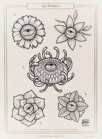 Image 3 of Eye Flowers : Ltd Hand-Embellished & Signed Prints