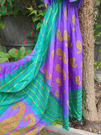 Image 7 of Bianca Frill maxi dress Purple