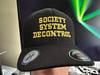 Black Flexfit Society System Decontrol Gold logo Hat 