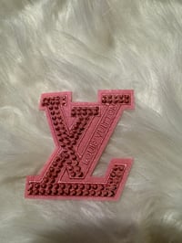 LV pink w/ rhinestones