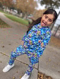 Image 7 of Cookie monster oufit shirt and leggings 