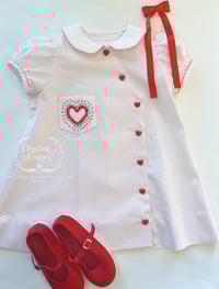Image 1 of Love Burst Apron Dress