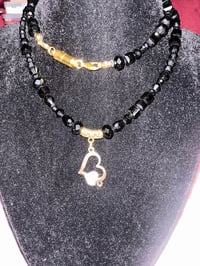 Image 2 of Black Obsidian Protection Necklace 