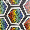 D20 2.5" Vinyl Waterproof Sticker