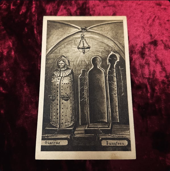 Image of Vintage Iron Maiden Post Card