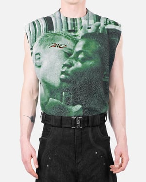 Image of KRYSVINCZI - Slavic Kiss Knit Tank Top