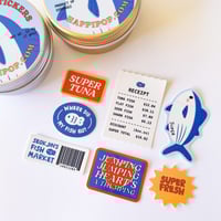 Image 1 of Super Tuna Mini Sticker Pack