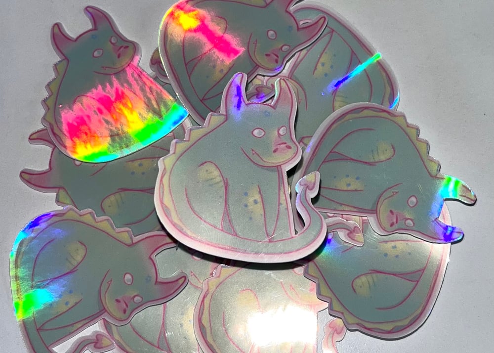 Image of Small Scelly Holo Sticker