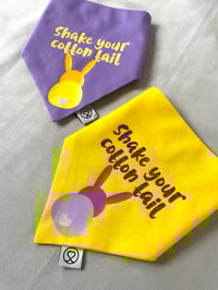 Image 2 of Shake Your Cotton Tail Dog Bandana 