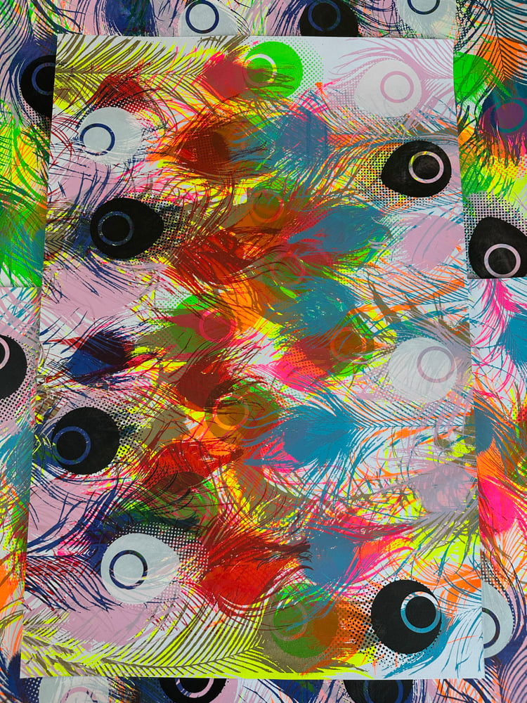 Affiche « PLUME DE PAON » 2