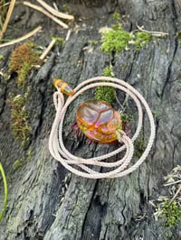 Image 1 of Baltic Amber Scarab beetle amulet 