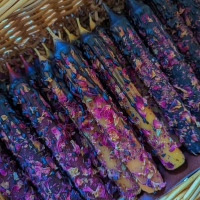 Image of Rose Tapers (Set of Two)