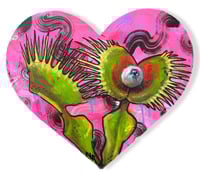 Image 1 of “VENUS EYE TRAP” ORIGINAL PAINTED BY NIKITA ROSALIND 9”x8” 