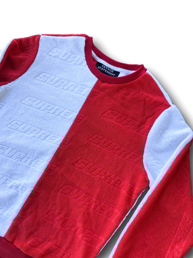 Supreme Beach Towel Sweatshirt